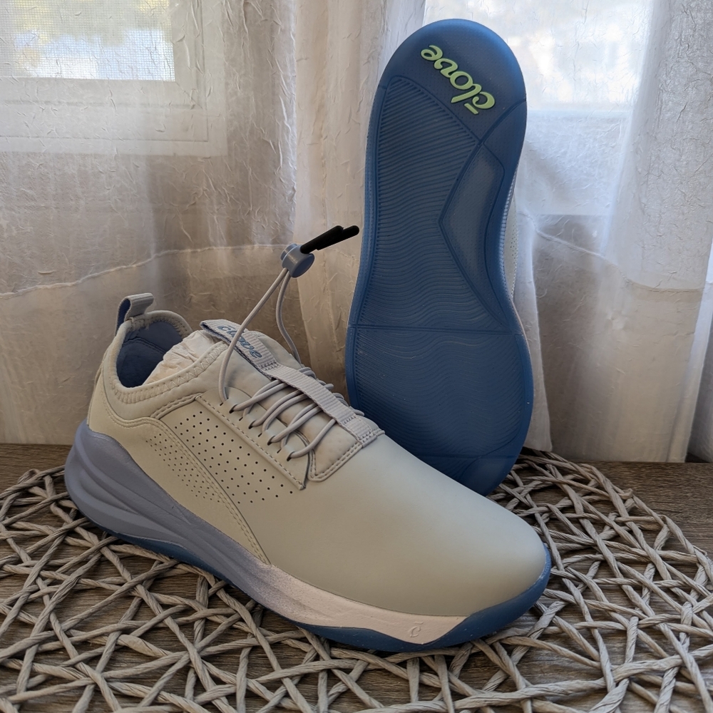 Clove Classic Shoes Womens Sneakers Work White Blue Nursing Gray Matter Sz 7